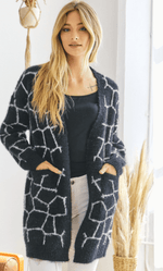 Load image into Gallery viewer, Marble Print Cardigan Dazzled By B