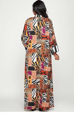 Load image into Gallery viewer, Animal Print Kimono/ Duster Dazzled By B