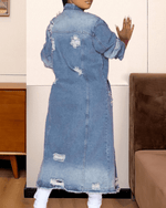 Load image into Gallery viewer, Distressed Jacket - Denim Dazzled By B