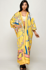 Load image into Gallery viewer, Yellow Kimono/ Duster Dazzled By B