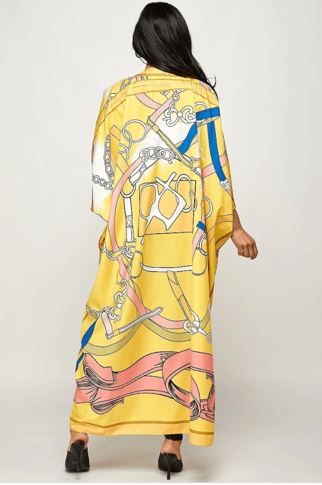 Yellow Kimono/ Duster Dazzled By B