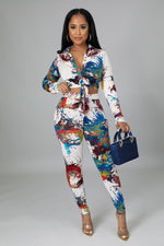 Load image into Gallery viewer, Color Splash Legging Set Dazzled By B