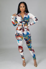 Load image into Gallery viewer, Color Splash Legging Set Dazzled By B