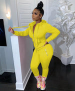 Load image into Gallery viewer, Tracksuit with Hoodie Set - Multiple Colors Available Dazzled By B