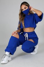 Load image into Gallery viewer, Never Get Caught Up Pant Set Dazzled By B