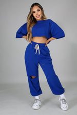 Load image into Gallery viewer, Never Get Caught Up Pant Set Dazzled By B