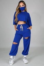 Load image into Gallery viewer, Never Get Caught Up Pant Set Dazzled By B