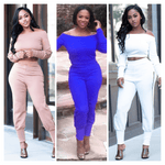 Load image into Gallery viewer, Off Shoulder Sexy Set - Multiple Colors Available Dazzled By B