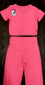 Load image into Gallery viewer, TikTok Long Legging & Crop Top Set Dazzled By B