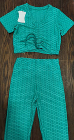 Load image into Gallery viewer, TikTok Long Legging & Crop Top Set Dazzled By B