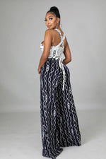 Load image into Gallery viewer, The Black & White Pant Set Dazzled By B