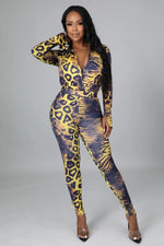 Load image into Gallery viewer, Wild About Me Bodysuit Pant Set Dazzled By B