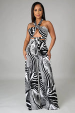 Load image into Gallery viewer, Wrap Me Up Pant Set Dazzled By B