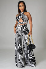 Load image into Gallery viewer, Wrap Me Up Pant Set Dazzled By B