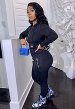 Load image into Gallery viewer, Tracksuit with Hoodie Set - Multiple Colors Available Dazzled By B