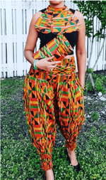 Load image into Gallery viewer, Harem Kente Design Pants Dazzled By B