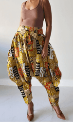 Load image into Gallery viewer, Tribal/Kente Print Harem Style Pants Dazzled By B