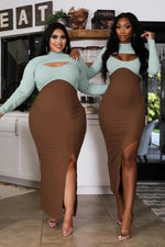 Load image into Gallery viewer, Peek-A-Boo Dress Dazzled By B