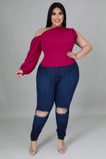 Load image into Gallery viewer, Blessed I am Top - Magenta Dazzled By B