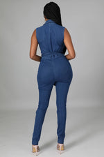 Load image into Gallery viewer, The Ripped Denim Jumpsuit Dazzled By B
