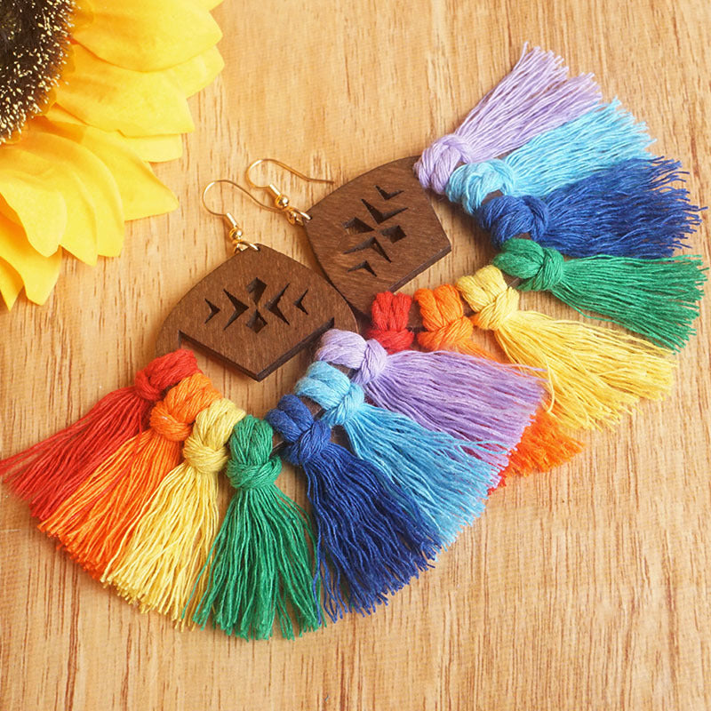 Rainbow Earrings Dazzled By B
