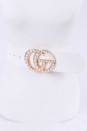 Pearl Studs CG Logo Belt Dazzled By B