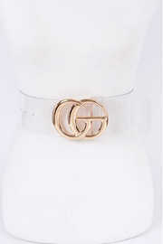 Clear PVC CG Logo Belt Dazzled By B
