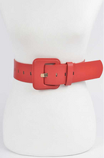 Load image into Gallery viewer, Solid Color Classy Fashion Belt - Red Dazzled By B
