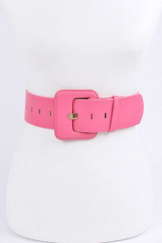 Solid Color Classy Fashion Belt - Fuchsia Dazzled By B
