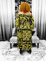 Load image into Gallery viewer, Black &amp; Gold Smocked Dress Dazzled By B
