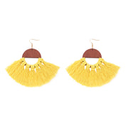 Tassel Earrings - Yellow Dazzled By B
