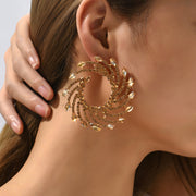 Glass Stud Earrings - Champagne Dazzled By B