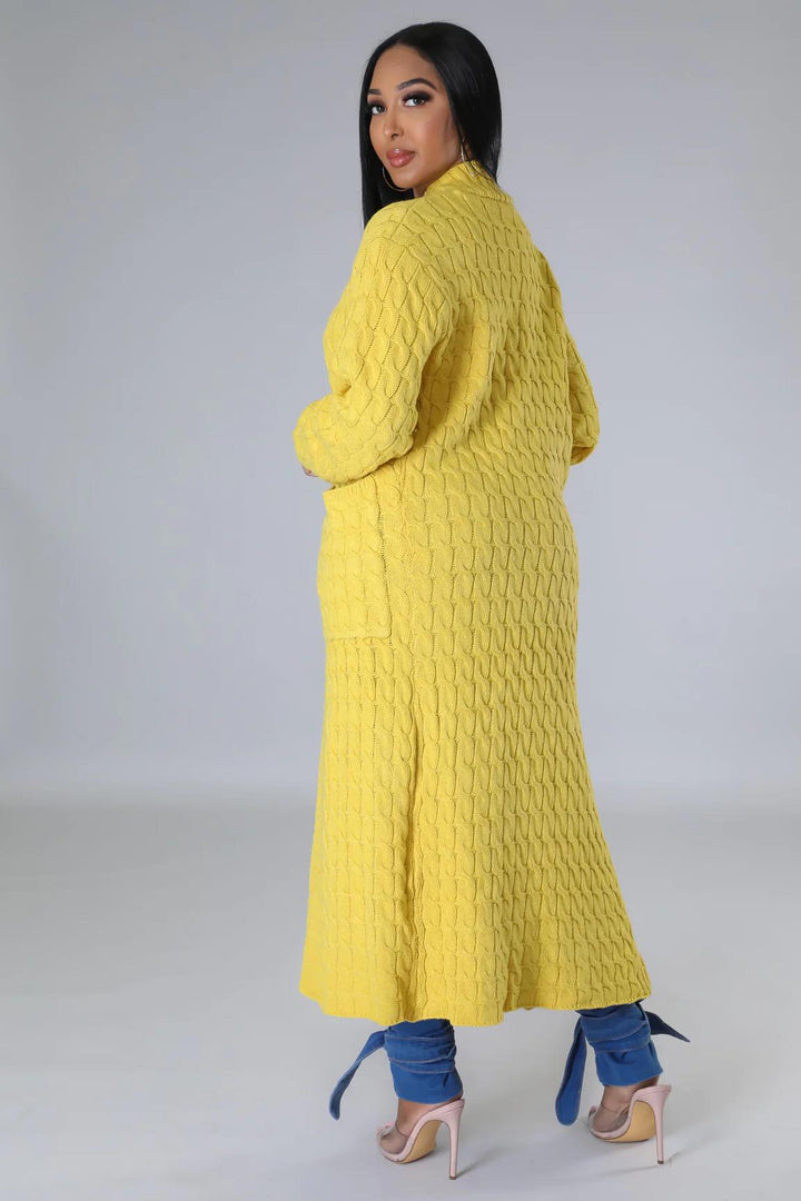 Izzy Cardigan - Yellow Dazzled By B