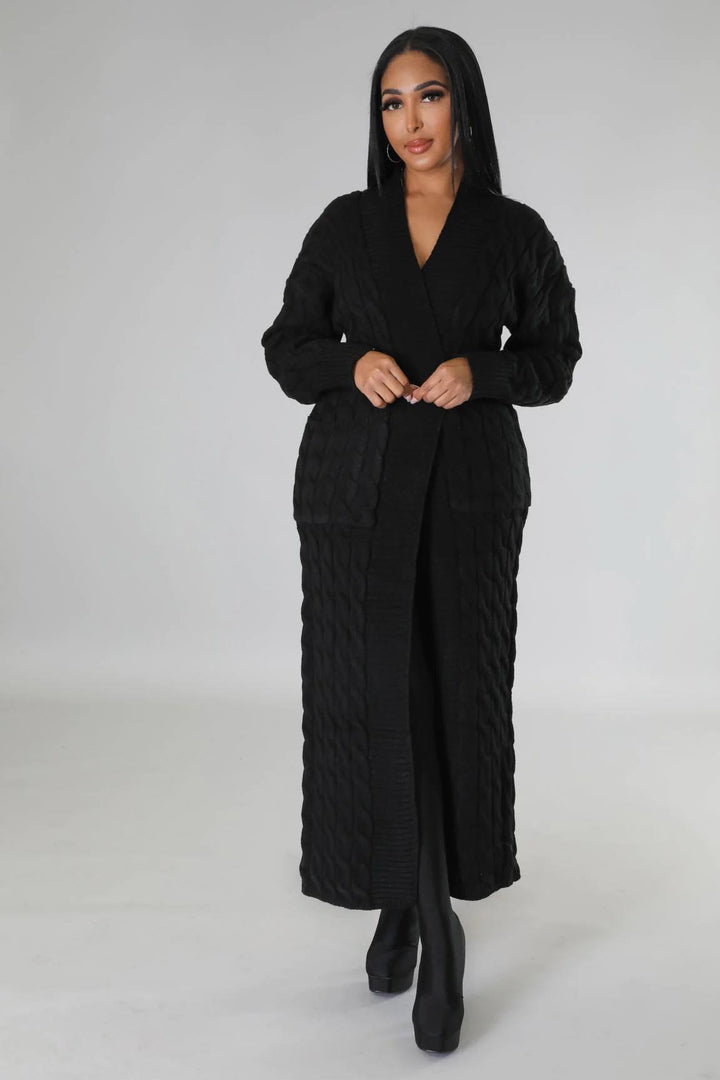Kayla Cardigan - Black Dazzled By B