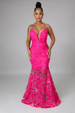 Load image into Gallery viewer, Pink Lace Fairy Dress Dazzled By B
