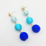 Load image into Gallery viewer, Shades of Blue Necklace &amp; Earring Set Dazzled By B
