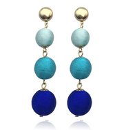 Shades of Blue Necklace & Earring Set Dazzled By B