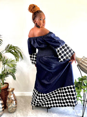 The Denim Polka Dot Dress Dazzled By B