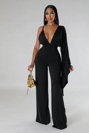 The “Fabulosity” Black Jumpsuit Dazzled By B