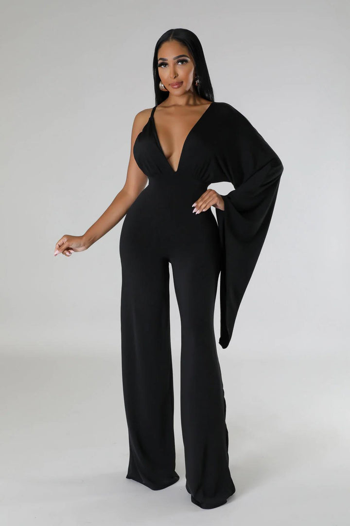 The “Fabulosity” Black Jumpsuit Dazzled By B