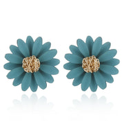 Sunflower Earrings - Green Dazzled By B