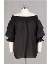 Off Shoulder Smocked Top - Multiple Colors Available Dazzled By B