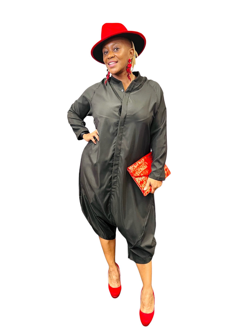Black on Black Jumpsuit Dazzled By B