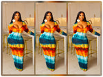 Load image into Gallery viewer, Horizon Fall Blue Dress Dazzled By B

