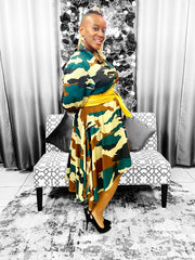 Camouflage Swing Dress Dazzled By B