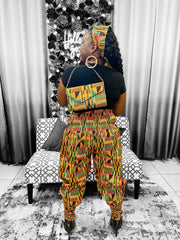 Harem Kente Design Pants Dazzled By B