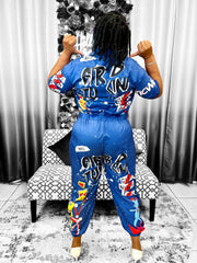 Graffiti Jumpsuit Dazzled By B