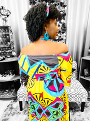 Graphic Maxi Dress Dazzled By B