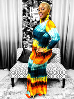 Load image into Gallery viewer, Horizon Fall Blue Dress Dazzled By B
