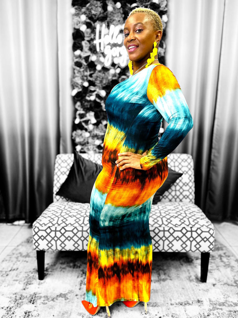 Horizon Fall Blue Dress Dazzled By B